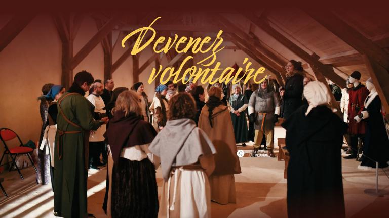 Des volontaires pour le spectacle de Blandy