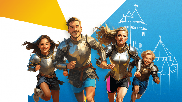 Visuel du marathon médiéval 2026 Blandy-Provins en Seine-et-Marne