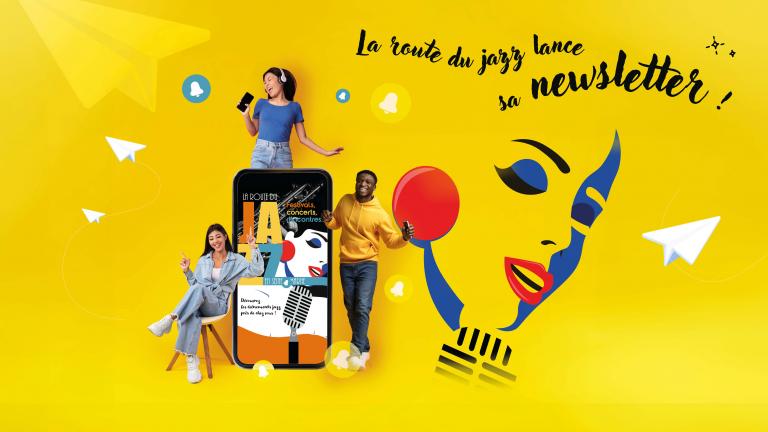 Visuel de la newsletter de la Route du Jazz