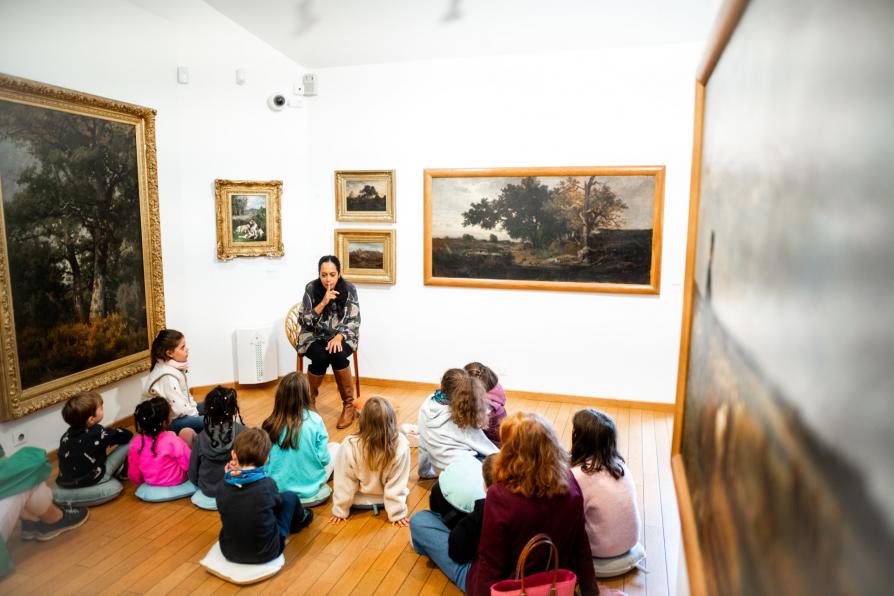 Animations pour les enfants dans un musée