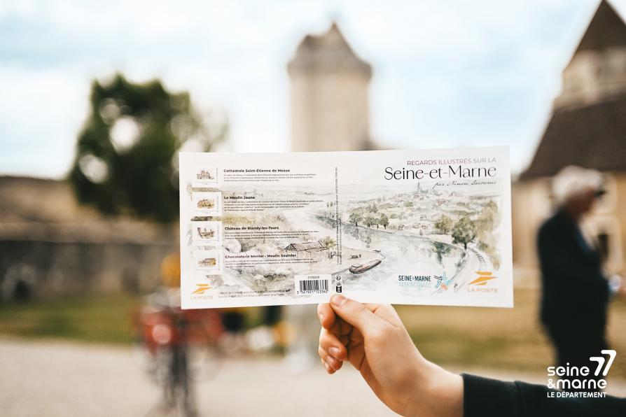 Collector de timbres de la Seine-et-Marne