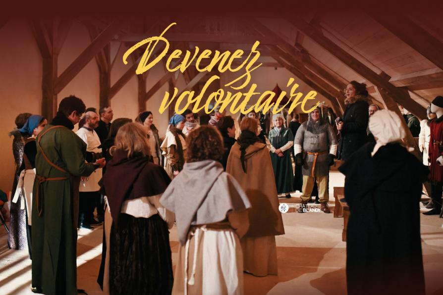 Des volontaires pour le spectacle de Blandy