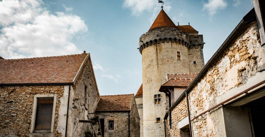 La Ferme La Croix Blanche près du château de Blandy